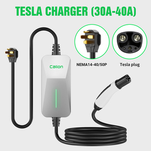 CALION EV 32A 40A 50A Portable Car <strong>Charger</strong> for Tesla Model 3 Model S Model Y NACS 240V 9.6KW New Condition 7KW Output Power - Product Image 4