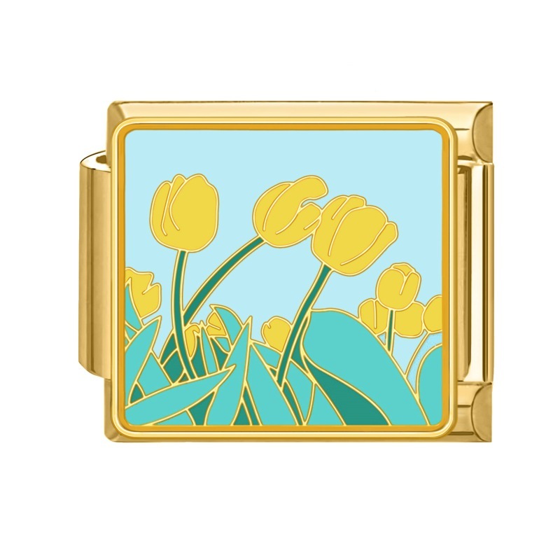 Gold background-floral-4