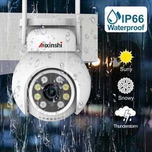 Kit de cámara Wifi con Monitor NVR Cámara PTZ inalámbrica Audio bidireccional Detección humana inteligente Sistema de cámara de seguridad inalámbrica P2P - Product Image 4
