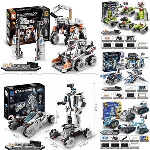 2024 Neuankömmling 5 In 1 Roboter-Baukasten Rc App Control Programming Robot Stem Projekt blöcke Set für Kinder Geschenke