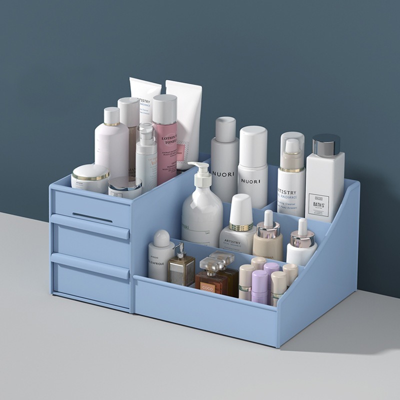 Desktop storage box (blue)