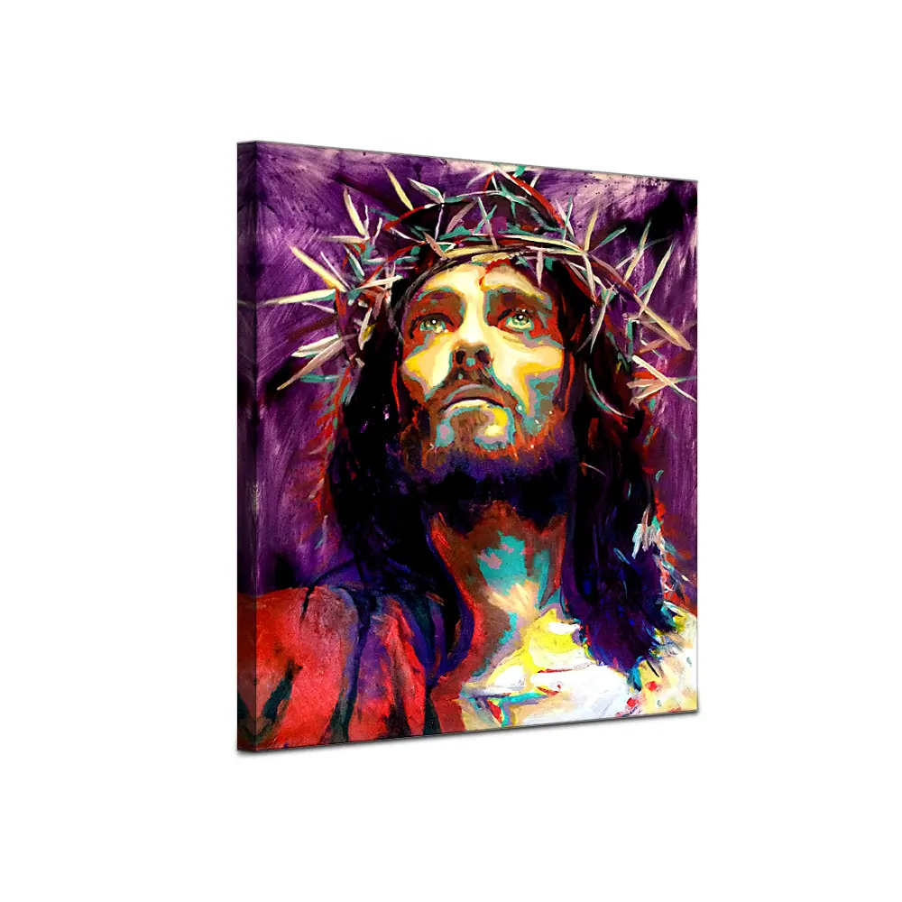 Wholesale Jesus Painting Christian Wall Art Canvas Print Home Decoration Modern Religious Picture