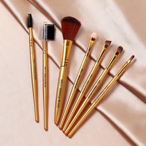 Factory Supply Multifunctional 5 <strong>Pcs</strong> High Quality Makeup <strong>Brushes</strong> Set Wooden Handle Gold Makeup <strong>Brush</strong> - Product Image 6
