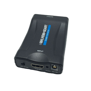 Universal Mini <strong>Scart</strong> <strong>to</strong> HD1080p (60HZ) Scaler Converter Converts Analog <strong>Scart</strong> <strong>Input</strong> <strong>to</strong> HD MI <strong>Output</strong> Features Color Display - Product Image 2