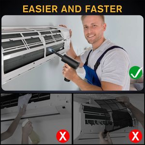 家庭用の自動車とコンピュータキーボードの掃除用ハイパワーツーインワンハンドヘルド電気ダストブロワー - Product Image 5