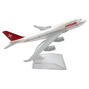 Modèle d'avion artisanal en métal de haute qualité, ornement de bureau pour avion, cadeau souvenir d'entreprise - Product Image 3