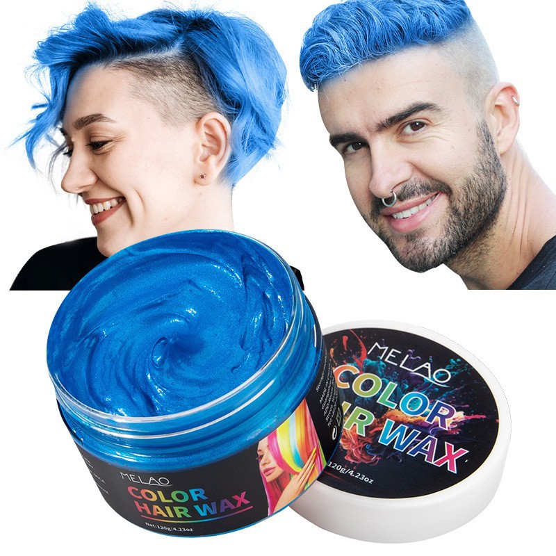 120g sapphire blue dyed hair wax