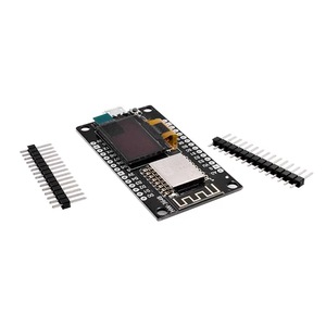NodeMCU ESP8266 Entwicklungsbrett mit 0,96 Zoll OLED-Display, CH340 Treibermodul für Arduino IDE/Micropython-Programmierung