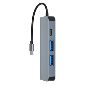 4合1多端口C型集线器USB3.0高清电视4K30hz PD87W多功能转换器分离器USB C集线器适配器，适用于笔记本电脑和电话 - Product Image 4