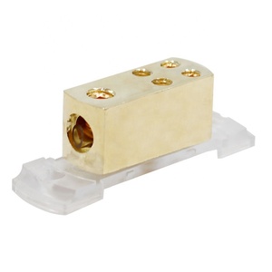 電源ケーブルバッテリー端子スプリッター分配ブロック0Ga入力4X4Ga出力分配ブロック - Product Image 4