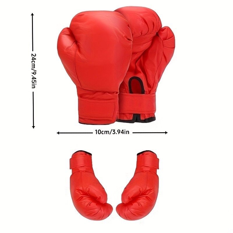 Gants de boxe rouges