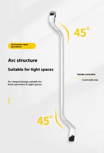 Khai thác nhiệm vụ nặng nề đôi Ende D Plum Blossom <span class=keywords><strong>Wrench</strong></span> <span class=keywords><strong>Set</strong></span> thép tự động sửa chữa công cụ phần cứng Metric <span class=keywords><strong>Wrench</strong></span> <span class=keywords><strong>Set</strong></span> - Product Image 2