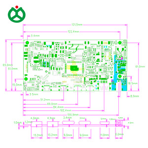 JX-2556TH-B Portable <strong>LCD</strong> Monitor EDP Screen Controller 2*HD Wireless Transmitter 5mm Thickness One Wire Connection All-In-One - Product Image 3