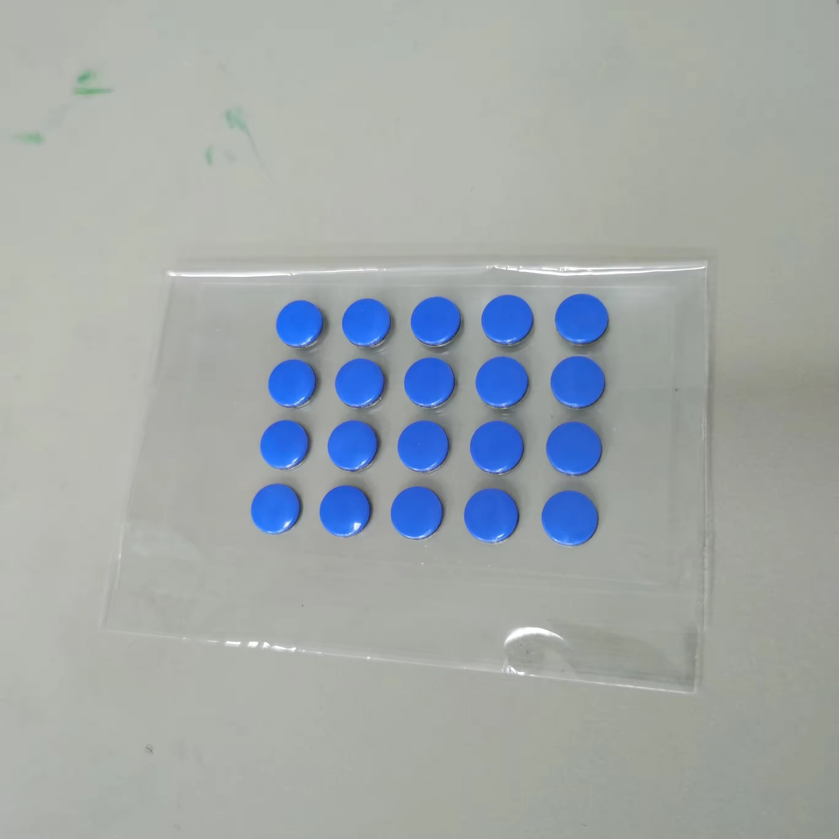 20pcs-6.5mm Blue Control + Silence