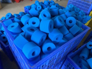 Wholesale Blue PU Cylindrical Concentric <strong>Filter</strong> Foam Swimming Pool High Efficiency <strong>Filter</strong> Sponge for Interx Type a Type S1 - Product Image 5