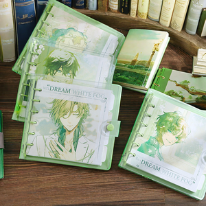 Soododo正方形透明PVCルーズリーフ元帳クリエイティブ2元漫画学生日記韓国インスタイル元帳本 - Product Image 6