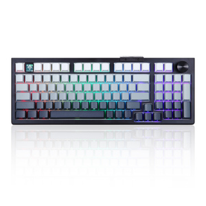 Darmoshark TOP 98 con cable 2,4G Teclado mecánico inalámbrico para juegos intercambio en caliente 98 teclas retroiluminación RGB interruptor personalizado teclado de computadora - Product Image 6