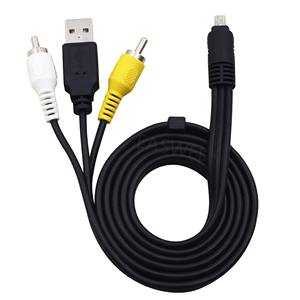 USB şarj aleti TV kablosu kamera için yeni New 1 DSC-W810 veri AV DSC-W830 kordon kurşun - Product Image 6