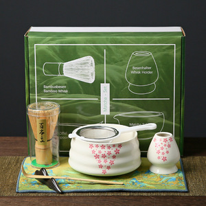 传统手工竹抹茶套装7款生态抹茶套装套装带礼品盒 - Product Image 2