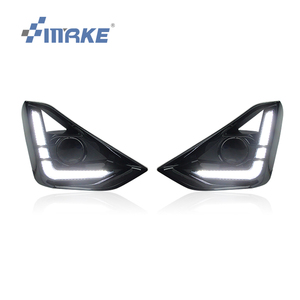 SmrkeカーモディファイドフロントフォグランプカバーLED for Isuzu d-max 20242025デイタイムランニングライトヘッドライトLEDDRL 12V - Product Image 2