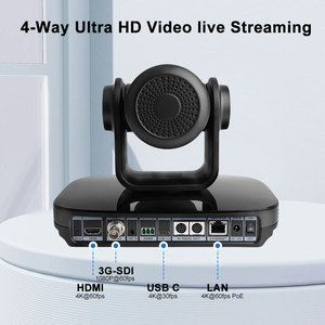 Runpu VX752A 60FPS 4K AI自動追跡PTZNDIカメラ、20倍光学ズーム同時HD MI USB3.0 3G-SDI - Product Image 4