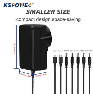 KSPOWER交流Dc适配器24v 1.5a可互换电源适配器电源 - Product Image 3