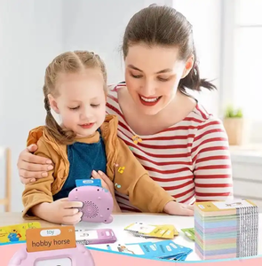 Slide-To-Read Abc Flash card giocattolo per la lettura, giocattoli per macchine Flash card costruite In canzoni per bambini, giocattoli educativi per l'apprendimento del bambino - Product Image 2