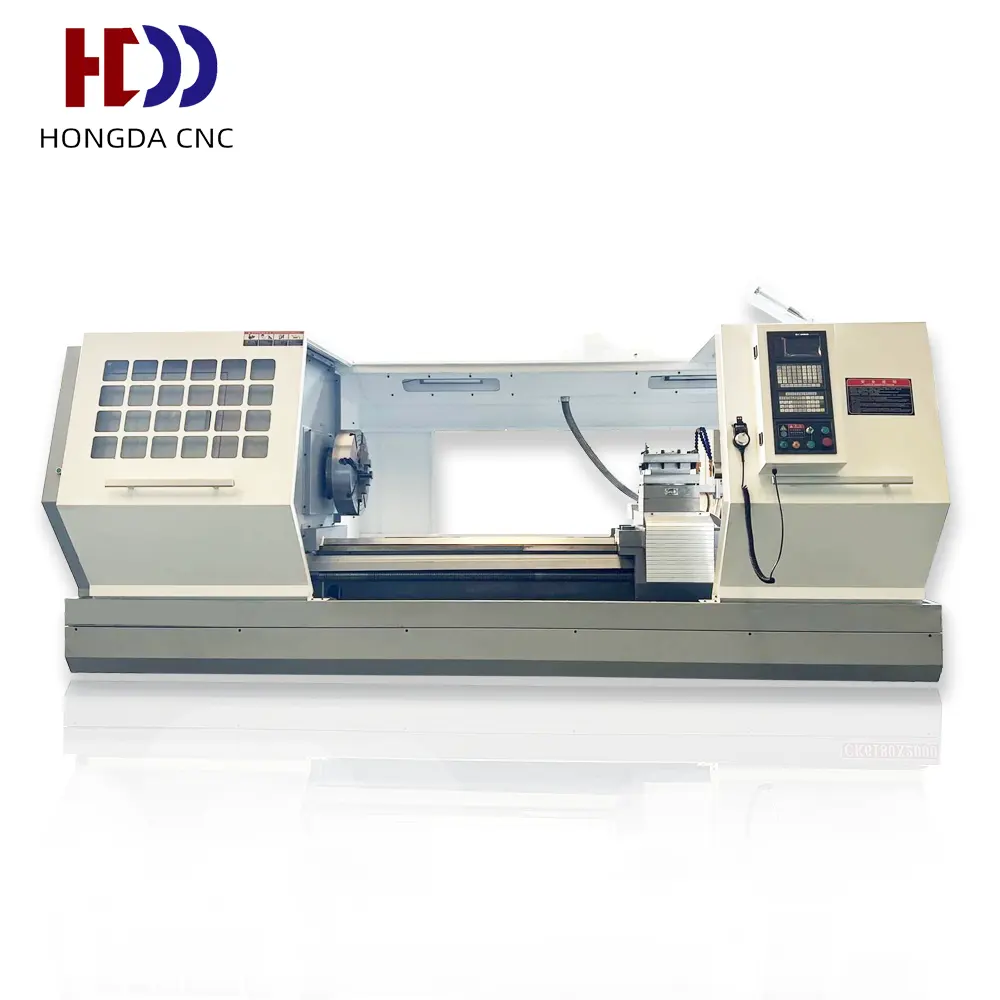 Hongda Nhà máy cung cấp trực tiếp độ chính xác cao kim loại CNC quay Máy tiện ck6140 ck6150