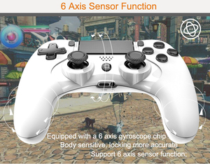 Controlador de juegos inalámbrico OEM y ODM Gamepad completo doble choque para PS4 Pro juegos de consola delgada controlador inalámbrico - Product Image 5