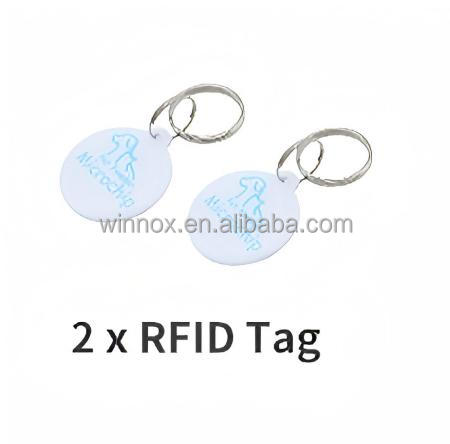Etiqueta RFID de chip blanco