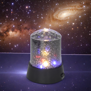 Romantic 3D <strong>LED</strong> Table <strong>Mini</strong> ABS Projected <strong>Stars</strong> Flashing Cosmos Sky Moon Switch Control Night Light for Kids Home Decor Gift 5V - Product Image 2