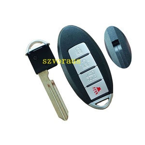 Ni-ssan 4ボタンキーレスエントリースマートカーキーフォブSUV/315 Mhz/46チップFCC ID: KR55WK49622 ** ロゴなしのリモートキー - Product Image 1