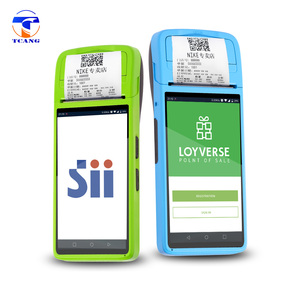 <span class=keywords><strong>Android</strong></span> Nfc 5,5 polegadas 4g Touch Screen Handheld Payment <span class=keywords><strong>POS</strong></span> Terminal Todos em um sistemas Varejo Qr Cash Register Tablet V2 Software