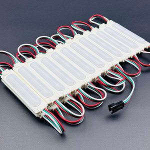 WS2811 пиксельный 5050RGBIC модуль со светодиодами DC 12 В 24 В 0,96 Вт 86*19 мм 3LED IP65 RGB СВЕТОДИОДНЫЕ модули для светодиодных вывесок рекламный щит - Product Image 2
