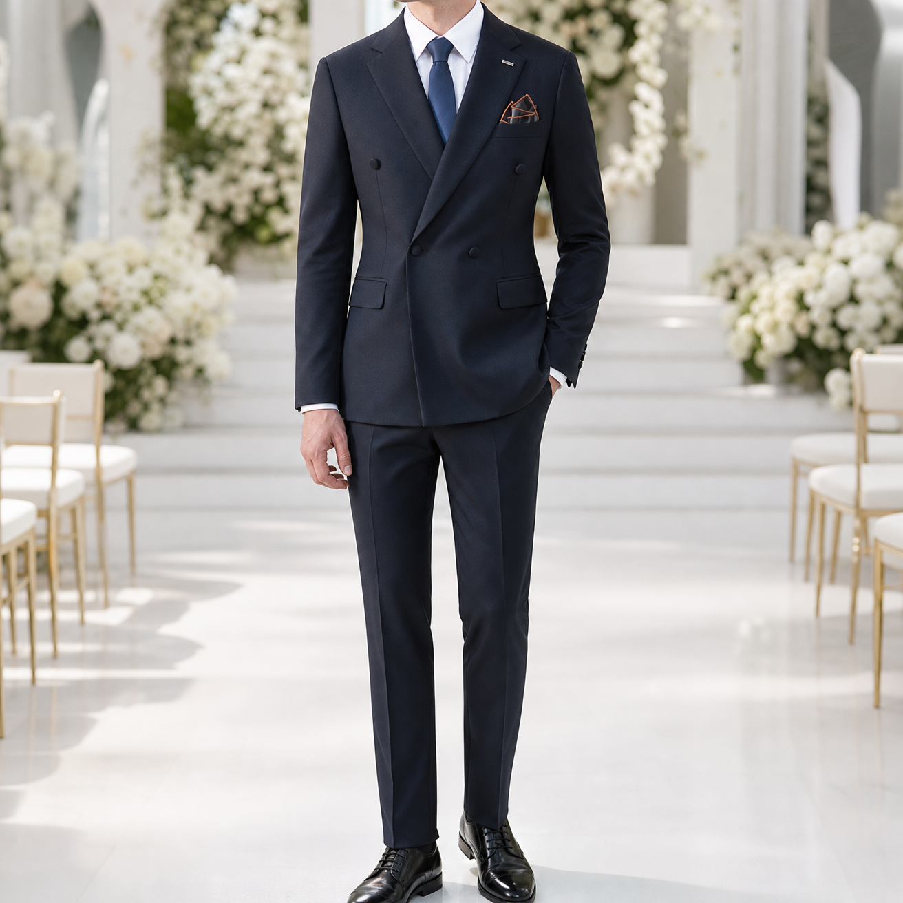 9011Y-T Dark Blue (suit + pants)