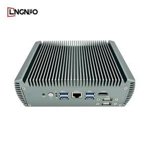 Mini enrutador de firewall industrial sin ventilador, 6 puertos LAN, procesador Intel, dispositivo de red, accesorios de computadora industrial