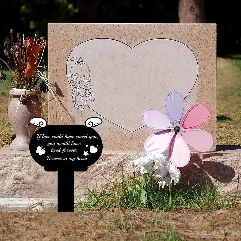 Vật nuôi tưởng niệm mảng bám cho con chó yêu quý của bạn và mèo không thấm nước Acrylic Pet nghĩa trang bài