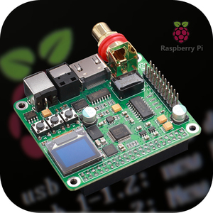 Ahududu Pi DAC ses şifre çözücü kurulu HIFI genişletme modülü destekler koaksiyel Fiber I2S için ahududu Pi 3B 3B + 4B