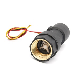 流量计2-50L/min塑料DN25 NPT港口霍尔开关水流量传感器，带止回阀过滤机水计数器 - Product Image 1