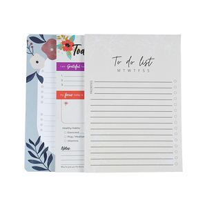 Soporte promocional barato, nota adhesiva de color en espiral, 8,5X11, blocs de notas personalizados impresos con logotipo personalizado, tamaño de letra - Product Image 1