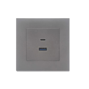 Excelente estándar USB + Zócalo DE LA PC Panel DE LA PC Durable Usb Enchufe de pared Tipo C - Product Image 6