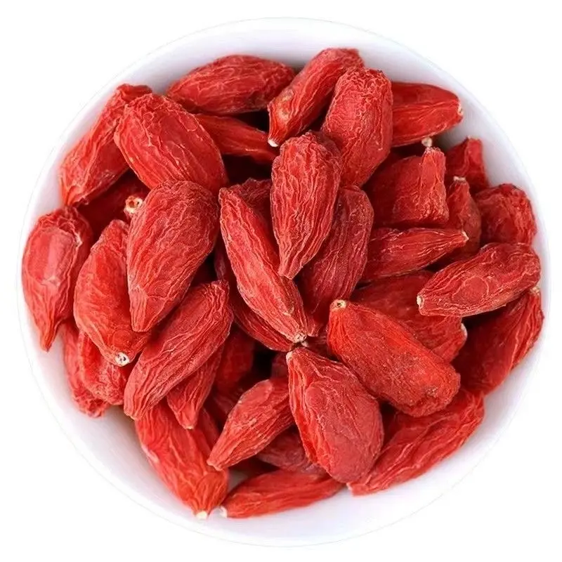 Bacche di Goji rosso essiccate naturali cina cibo sano pianta biologica frutta di Goji essiccata Wolfberry