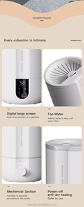 เครื่องทำความชื้นสำหรับห้องนอนเครื่องเพิ่มความชื้นใน4.0L สำหรับบ้านห้องขนาดใหญ่เครื่องทำความชื้นแบบหมอกเย็นเครื่องเพิ่มความชื้นอัตโนมัติอัจฉริยะจับเวลา - Product Image 5