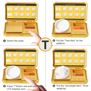 ACCT Gram Scale 200G/0.01G,เครื่องชั่งน้ำหนักเครื่องประดับน้ำหนักดิจิตอลกรัมและออนซ์เครื่องชั่งดิจิตอลพ็อกเก็ตสมุนไพรพร้อม6โหมด - Product Image 6