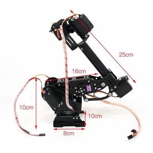 8 Freiheits grade Roboterarm stoß dämpfendes Tank chassis TS100 greifen und handhaben mobile Roboter plattform für Arduino