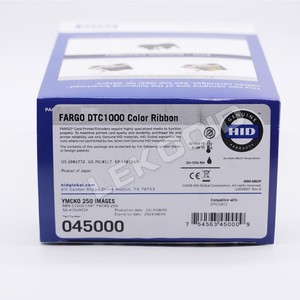 hid <span class=keywords><strong>Fargo</strong></span>原装<span class=keywords><strong>DTC1000</strong></span> ymko色带45000，适用于DTC1250E