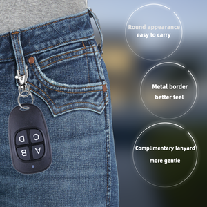 Black 4-Channel 433mhz Wireless <strong>Remote</strong> <strong>Control</strong> RF <strong>Duplicate</strong> Type <strong>Remote</strong> <strong>Control</strong> Spare <strong>Remote</strong> for Electric Gate - Product Image 4