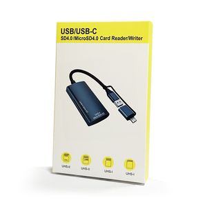 4.0V USB-C çok-kart okuyucu, yüksek hızlı, UHS-II bellek kart okuyucu hızlı SD Mi SD SD SDXC SDHC UHS-II ve UHS-I kartları için - Product Image 6