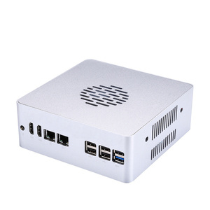 Qotom Computadora de escritorio 8 USB Dual LAN Core I3 i5 i7 CPU H110 Chipset Ventilador Diseño Mini PC Q600S - Product Image 5