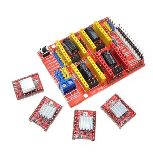 CNC Shield V3 Gravier maschine 3D-Drucker 4-teilig DRV8825 oder A4988 Treiber-Erweiterungs karte für Arduino UNO R3 mit USB-Kabel
